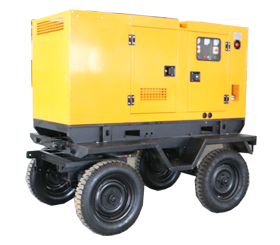 50KW移动拖车发电机  静音箱式柴油发电机